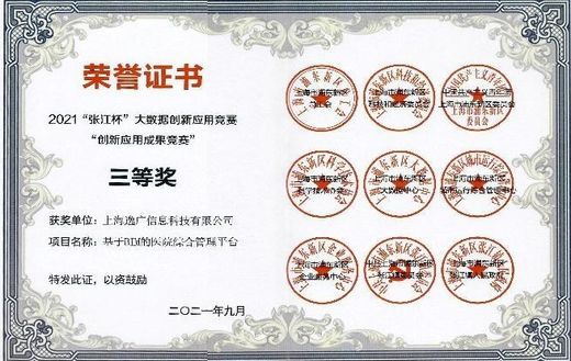 BIM+大赛创新应用成果三等奖